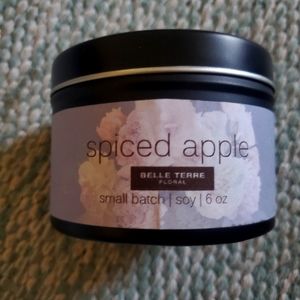 Spiced apple small batch candle wine county